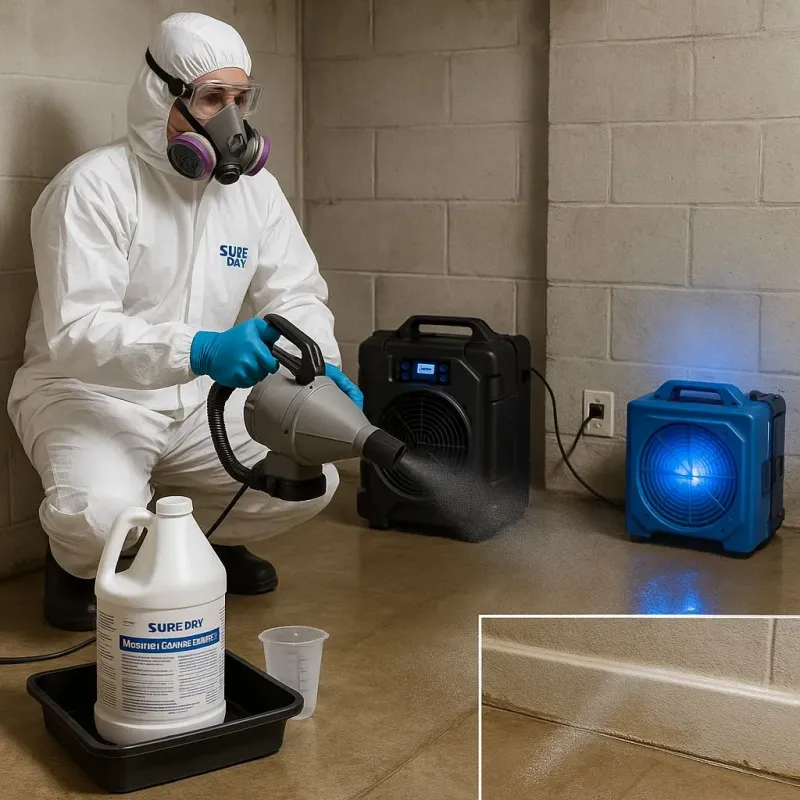 Sanitization and Odor Removal process in Manteno, IL